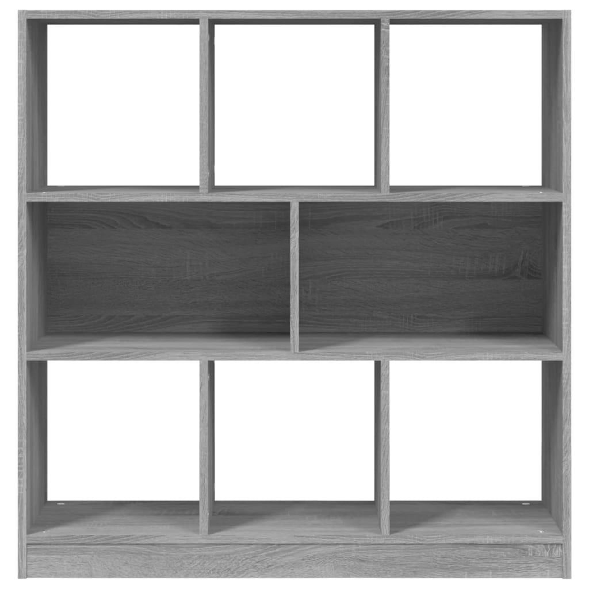 Voir la diapositive 4 : VIDAXL Bibliotheque Sonoma gris 97,5x29,5x100 cm Bois d'ingenierie