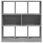 Voir la diapositive 4 : VIDAXL Bibliotheque Sonoma gris 97,5x29,5x100 cm Bois d'ingenierie