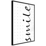 Paris Prix Affiche Murale Encadrée  Smile. Coloris disponibles : Jaune, Noir