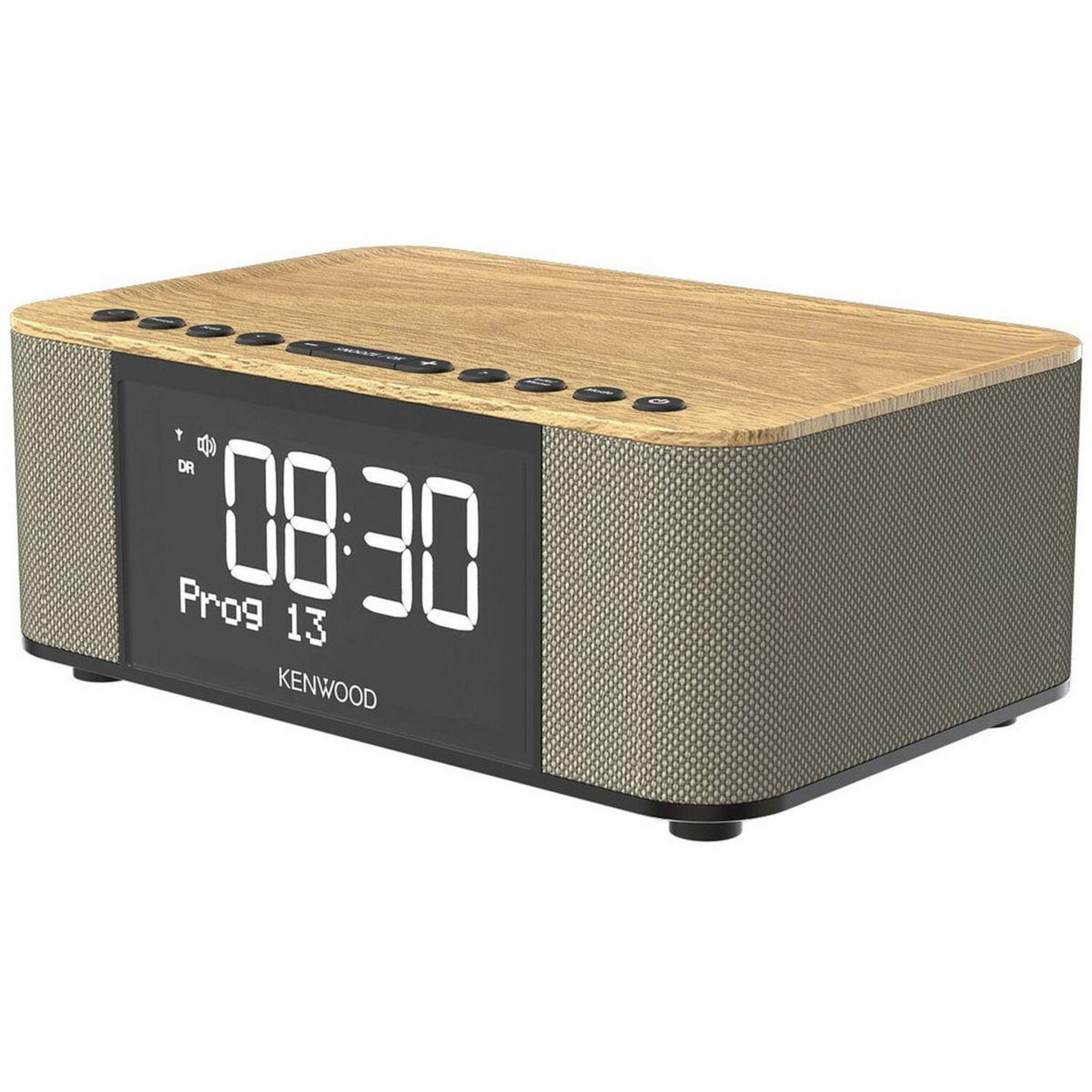 Voir la diapositive 3 : KENWOOD Radio réveil crst40dabm bois