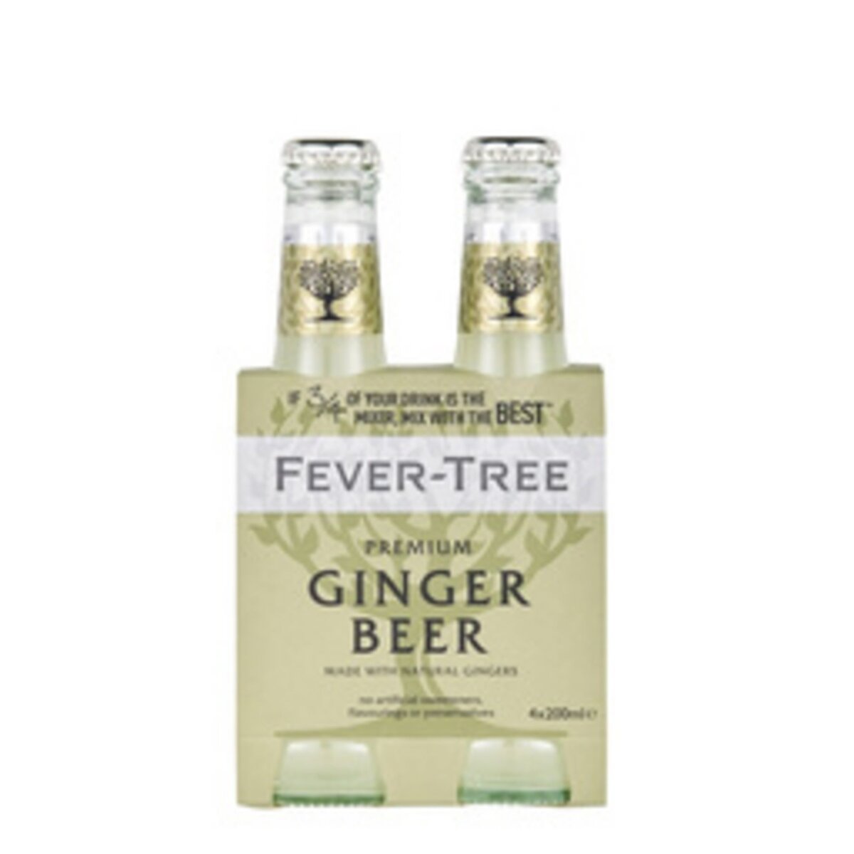 Fever Tree Ginger Beer SS Premium Mixer 4X20cl