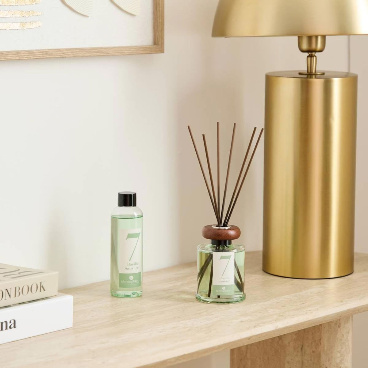 ATMOSPHERA Diffuseur de Parfum  Numia  180ml Basilic Sauvage