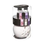 ATMOSPHERA Brûle-Parfum & 3 Flacons d'Huiles  Pura  10ml Floral