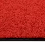 VIDAXL Paillasson lavable Rouge 90x150 cm