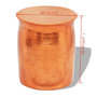 Voir la diapositive 5 : VIDAXL Table basse/tabouret martele en aluminium Couleur laiton/cuivre