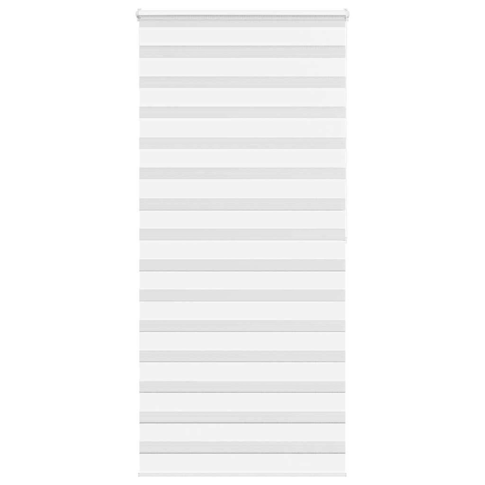 VIDAXL Store zebre blanc 95x200 cm largeur du tissu 90,9 cm polyester