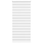 VIDAXL Store zebre blanc 95x200 cm largeur du tissu 90,9 cm polyester