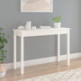 Voir la diapositive 3 : VIDAXL Table console Blanc 110x40x75 cm Bois massif de pin