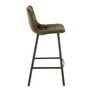 Voir la diapositive 3 : Paris Prix Chaise de Bar Design  Olivier  95cm Vert Foncé