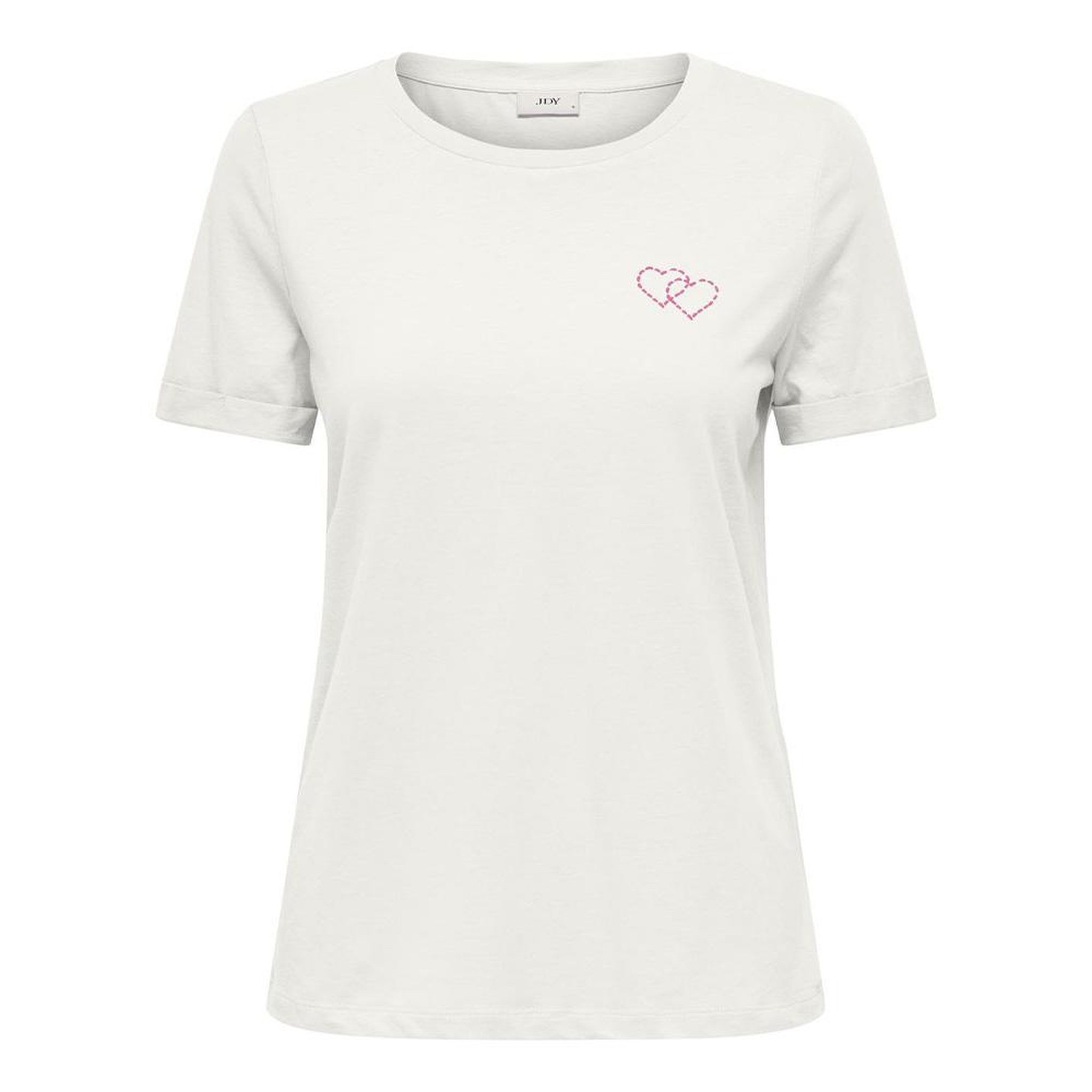 Voir la diapositive 1 : JACQUELINE DE YONG T-shirt Ecru/Rose Femme JDY Kitty