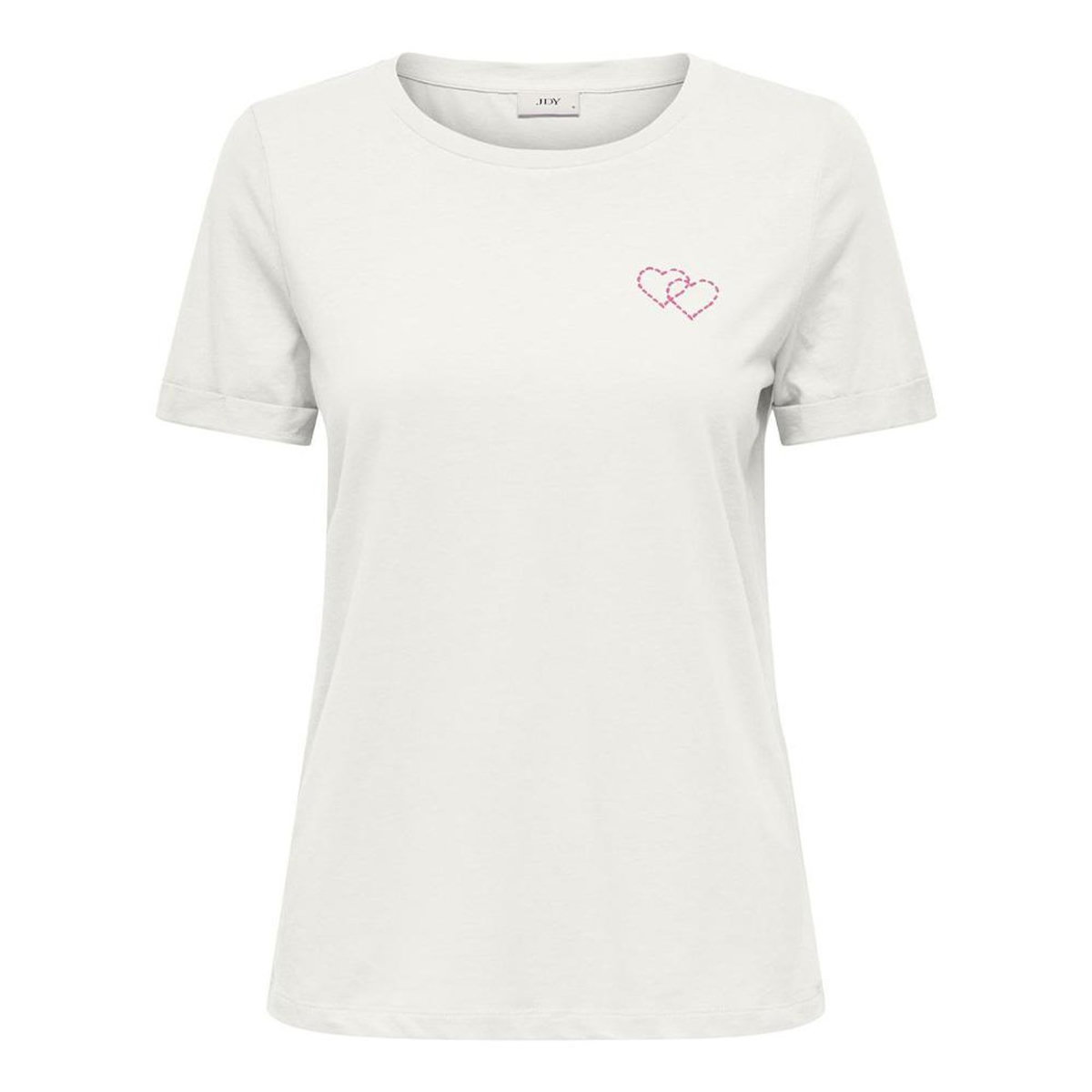 JACQUELINE DE YONG T-shirt Ecru/Rose Femme JDY Kitty