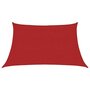 Voir la diapositive 2 : VIDAXL Voile d'ombrage 160 g/m^2 Rouge 3/4x2 m PEHD