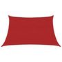 Voir la diapositive 2 : VIDAXL Voile d'ombrage 160 g/m^2 Rouge 3/4x2 m PEHD