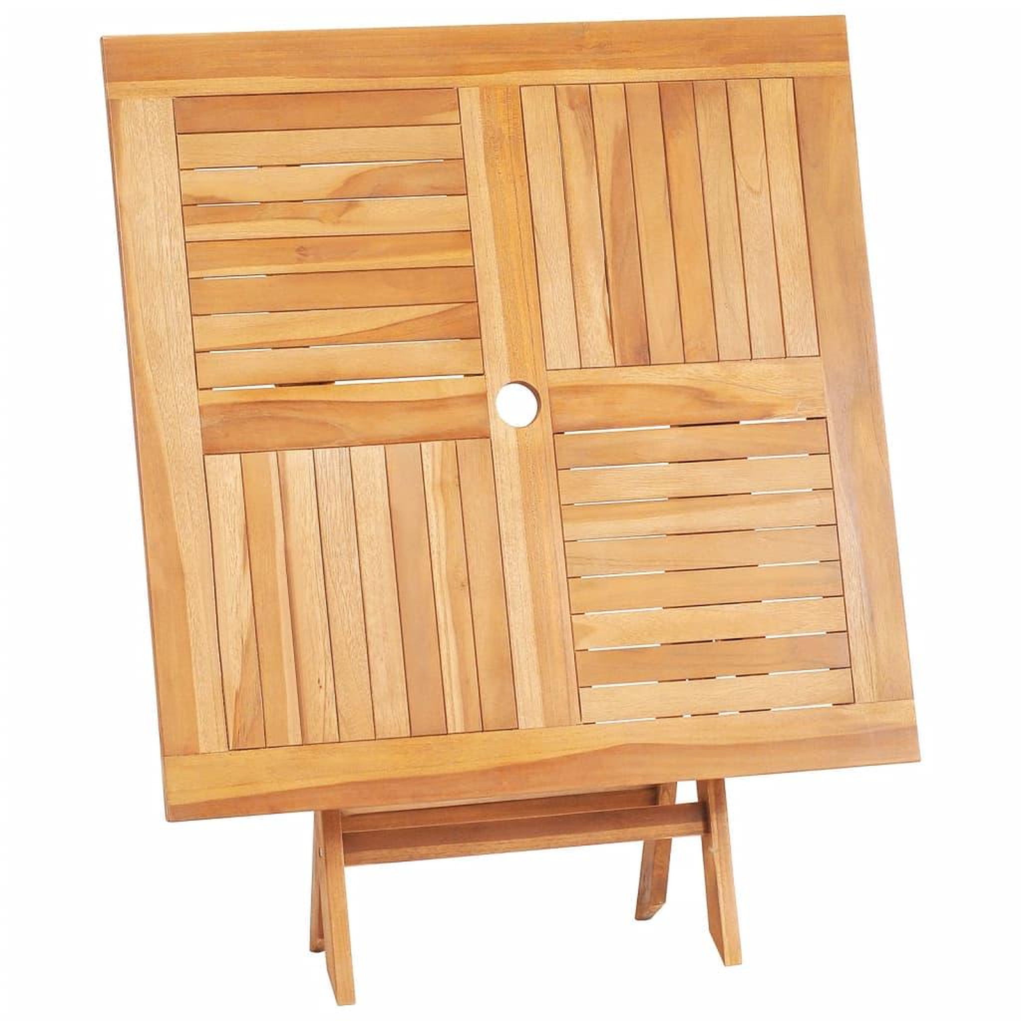 Voir la diapositive 5 : VIDAXL Table pliable de jardin 85x85x76 cm Bois de teck solide