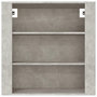 Voir la diapositive 3 : VIDAXL Armoire murale Gris beton 80x33x80 cm Bois d'ingenierie