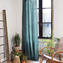 Voir la diapositive 2 : Home collection Rideau ajustable 100% gaze de coton 8 anneaux pince