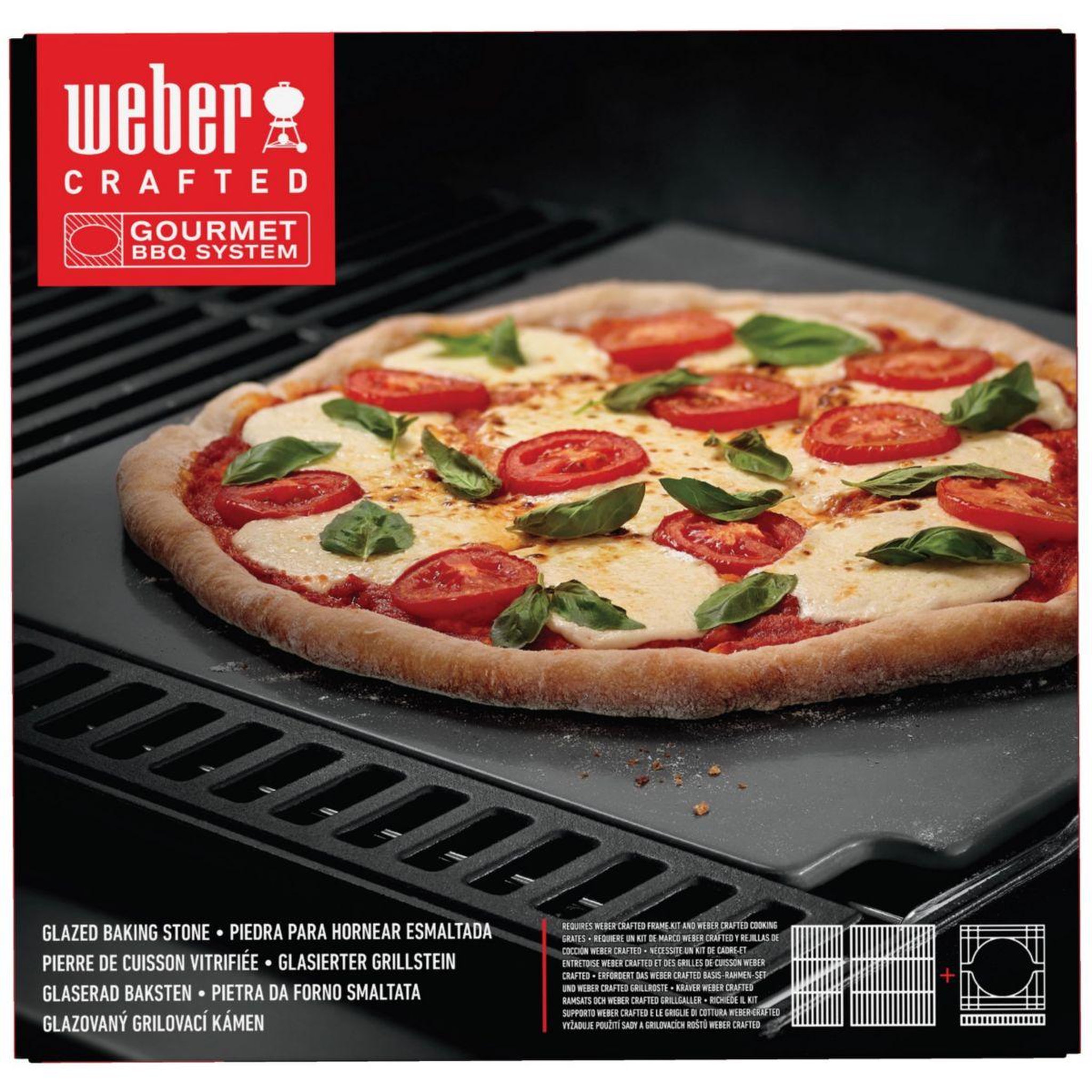 Voir la diapositive 3 : Weber Pierre à pizza pierre a pizza weber crafted