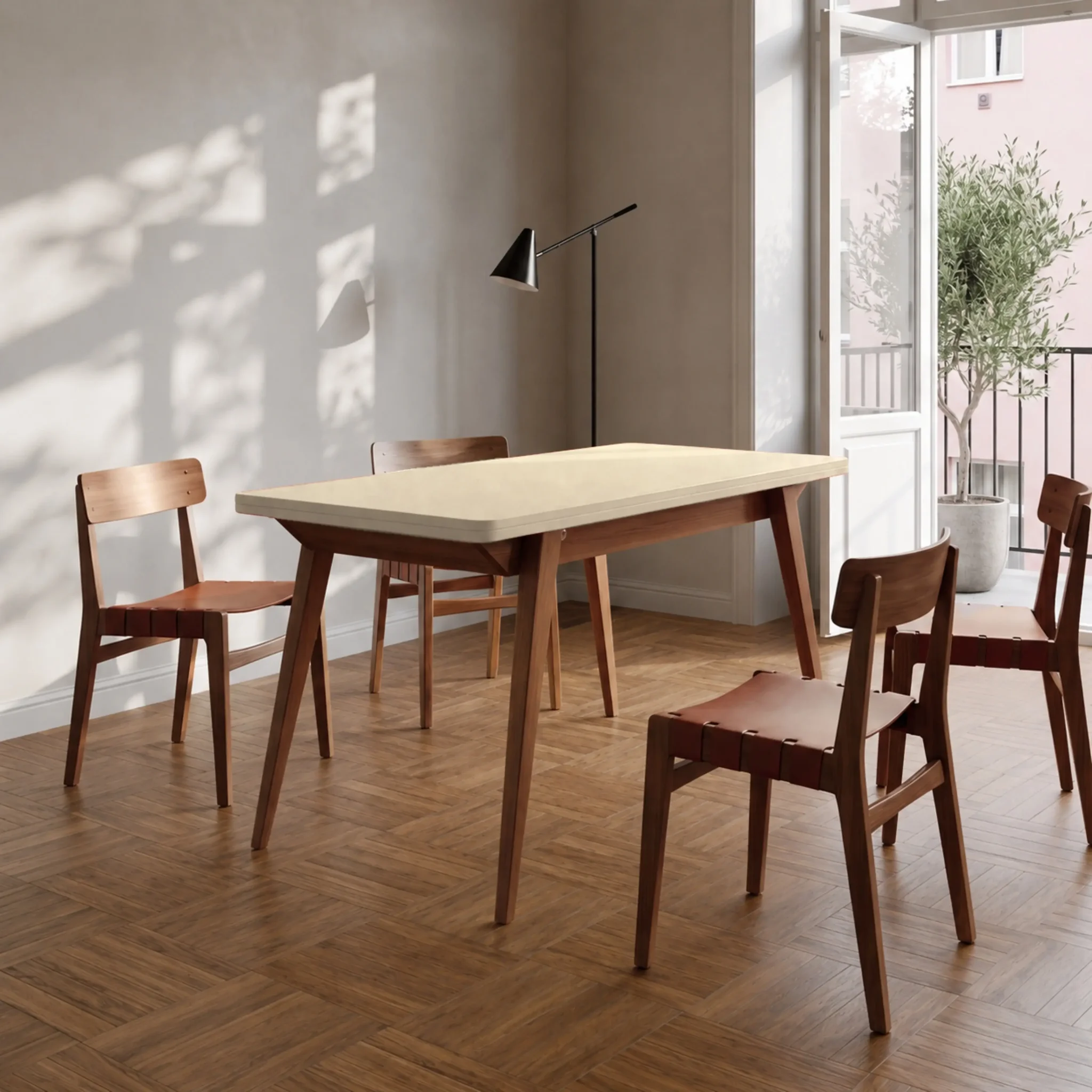 Voir la diapositive 2 : RAGABA Envelope Table à manger extensible