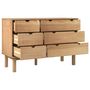 Voir la diapositive 4 : VIDAXL Commode OTTA 111x43x73,5 cm bois de pin massif