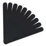 Voir la diapositive 1 : VIVEZEN Lot de 30 limes à ongles droites premium - Grain 100/180 - Noir