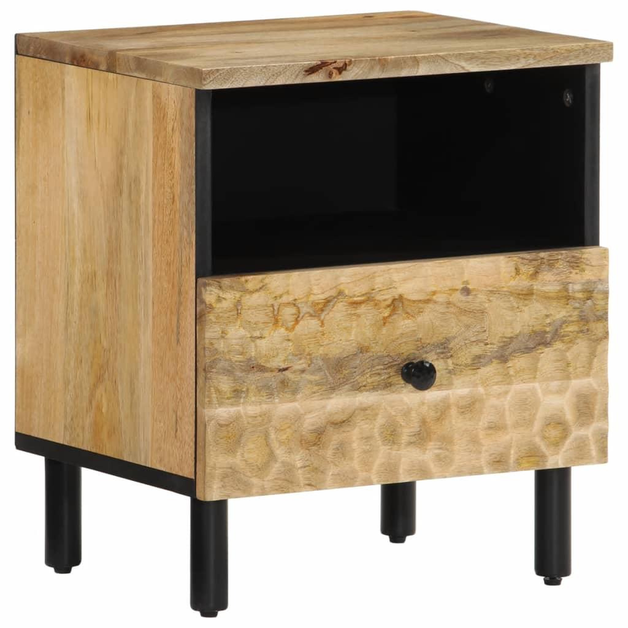 VIDAXL Table de chevet 40x33x46 cm Bois de manguier solide