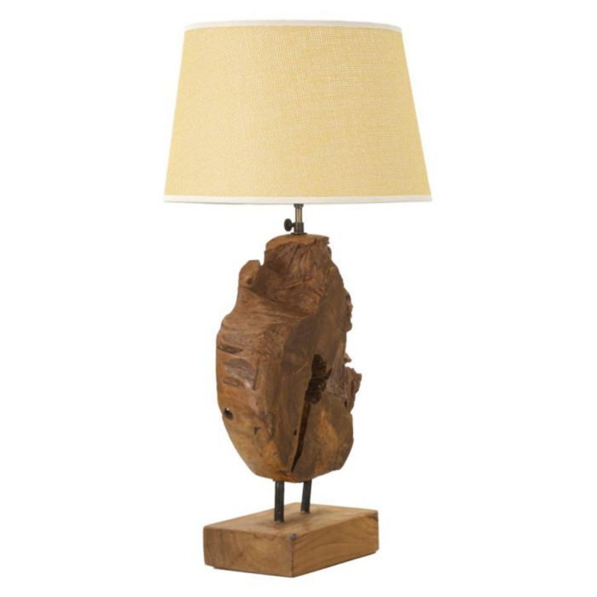 Paris Prix Lampe à Poser en Teck  Kepala  69cm Marron