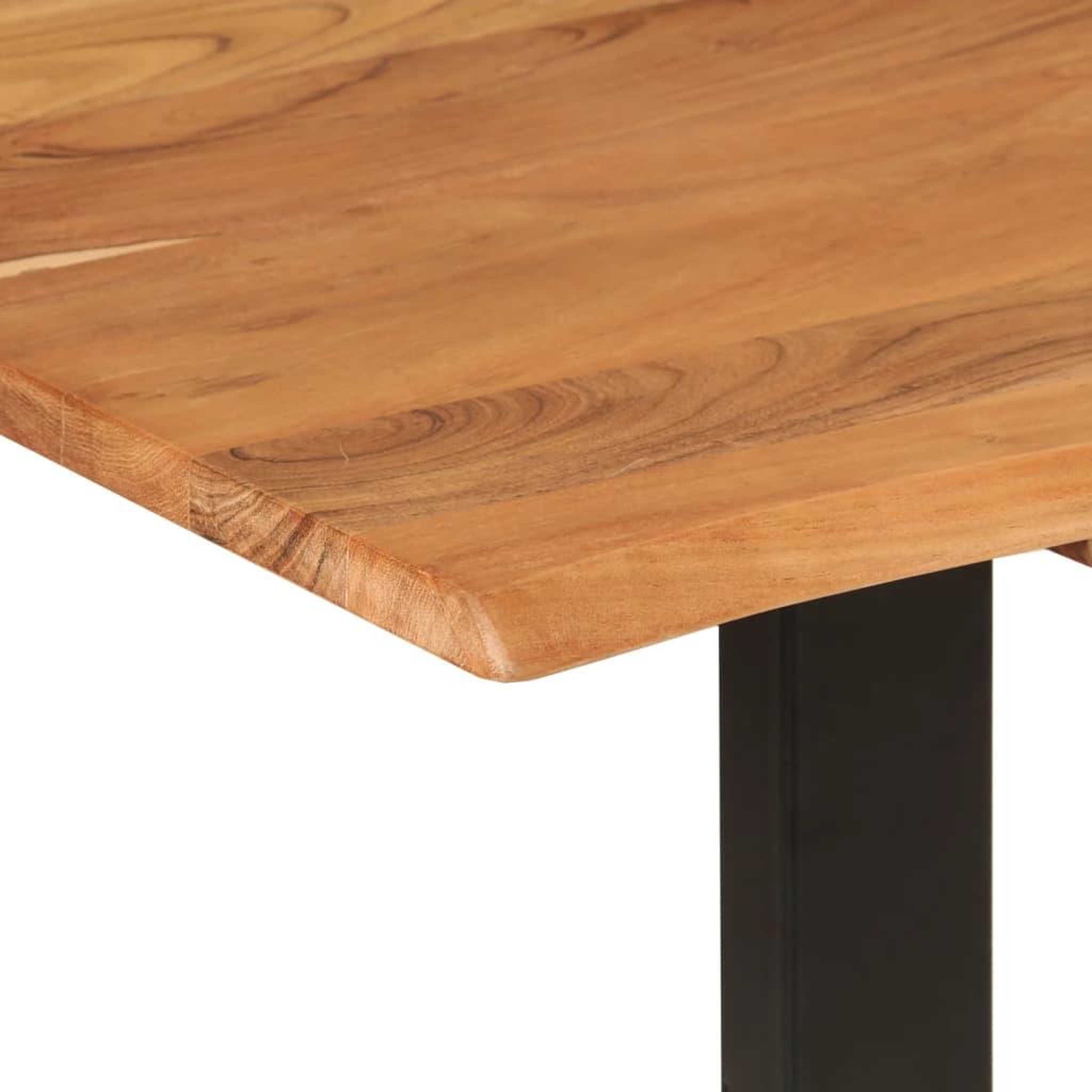 Voir la diapositive 5 : VIDAXL Table de salle a manger 140x70x76 cm Bois d'acacia solide