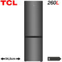 Voir la diapositive 5 : TCL Réfrigérateur combiné RF260BSE0