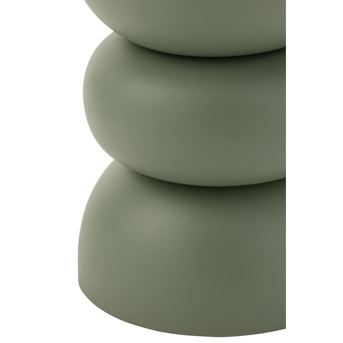Paris Prix Table d'Appoint Design en Métal  Lise  43cm Vert