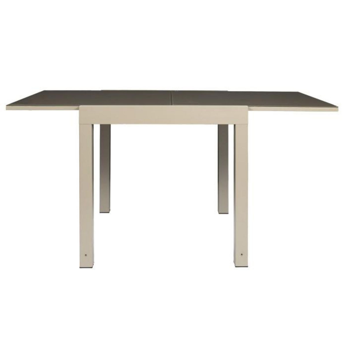 Paris Prix Table de Jardin Extensible  Harai  80-160cm Beige