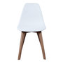 Voir la diapositive 5 : The Home Deco Factory 4 Chaises design scandinave à coque Holga