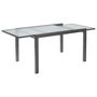 Voir la diapositive 2 : GARDENSTAR Salon de jardin 6 personnes gris CUBE