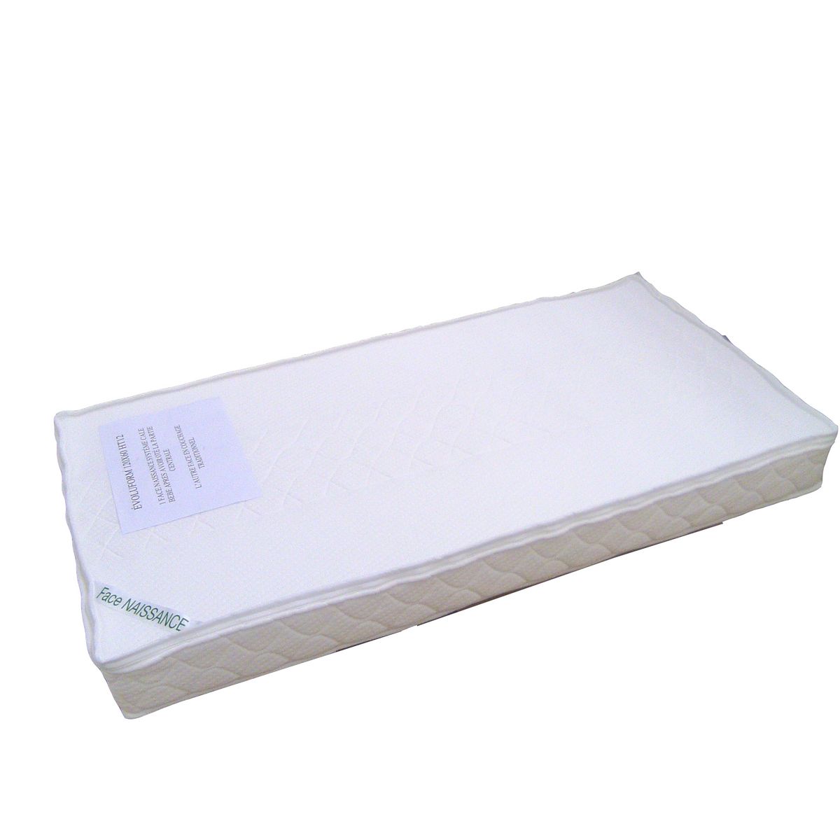 Matelas bébé mousse Evoluform 60x120 cm 