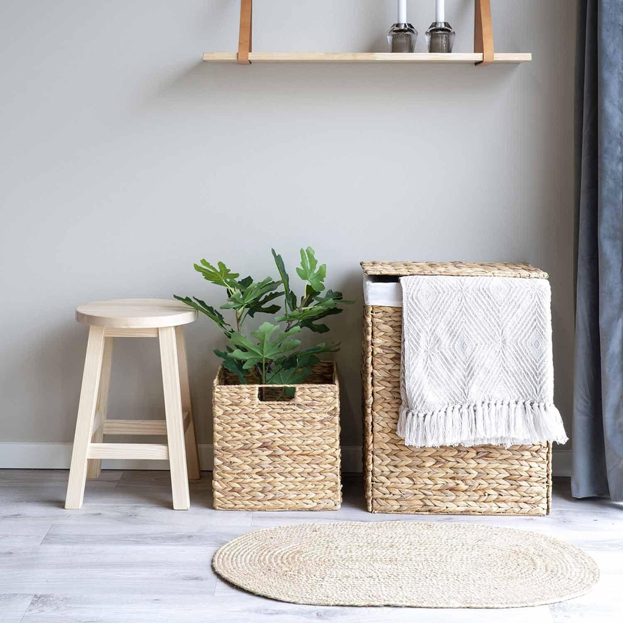 Voir la diapositive 3 : HOUSE NORDIC Tapis ovale en jute naturel 50 x 80 cm