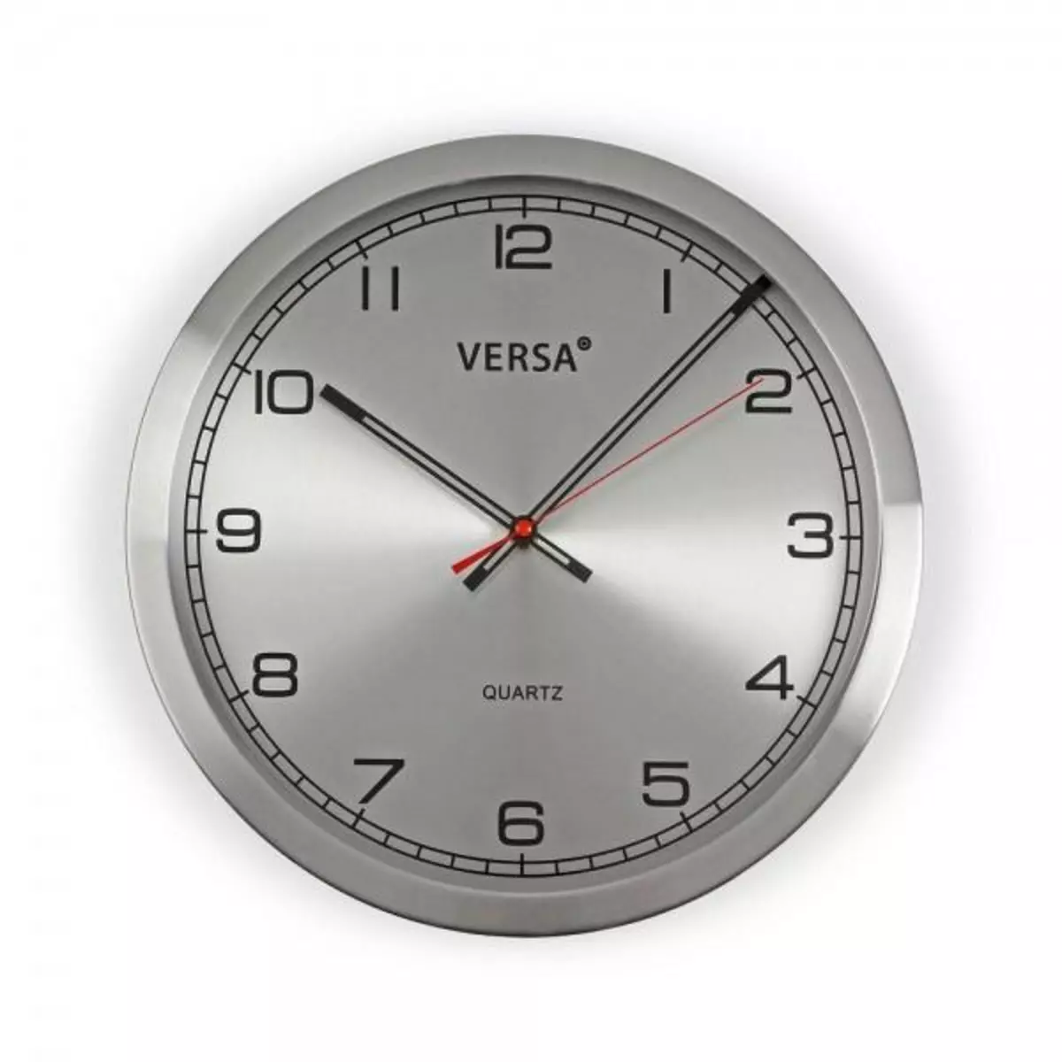 MARKET24 Horloge Murale Aluminium (4,1 x 25 x 25 cm)