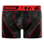 Voir la diapositive 6 : FREEGUN Lot de 4 Boxers homme Aktiv Sport surpiqûres colorées
