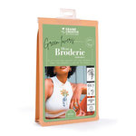 Graine créative Kit de broderie sur vêtement nature