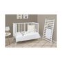 Voir la diapositive 4 : INTERBABY Lit Bébé en hetre Mod. Basic - blanc