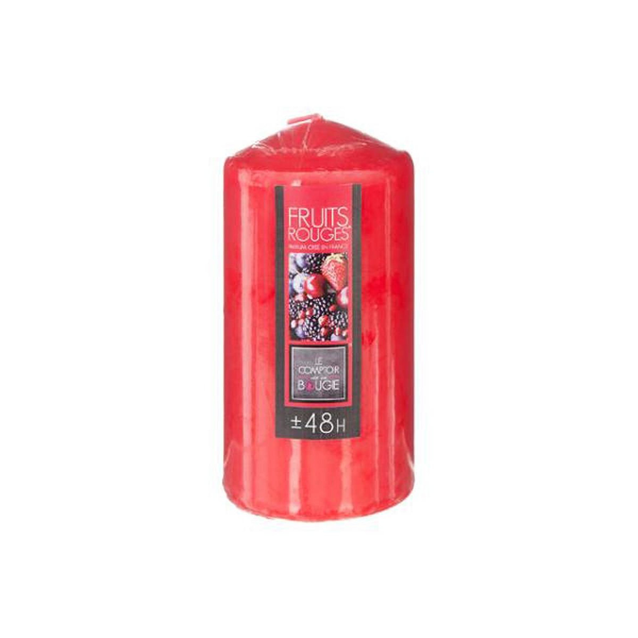 Voir la diapositive 2 : COMPTOIR DE LA BOUGIE Bougie parfumée ronde  tami  395g fruits rouges