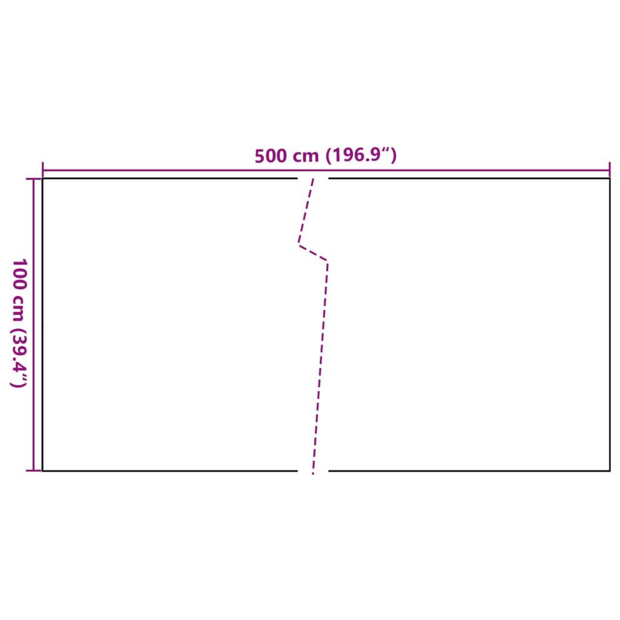 Voir la diapositive 6 : VIDAXL Paravent de balcon noir 500x100 cm resine tressee