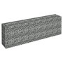 Voir la diapositive 3 : VIDAXL Lit sureleve a gabion Acier galvanise 180x30x60 cm