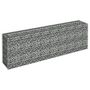 Voir la diapositive 3 : VIDAXL Lit sureleve a gabion Acier galvanise 180x30x60 cm