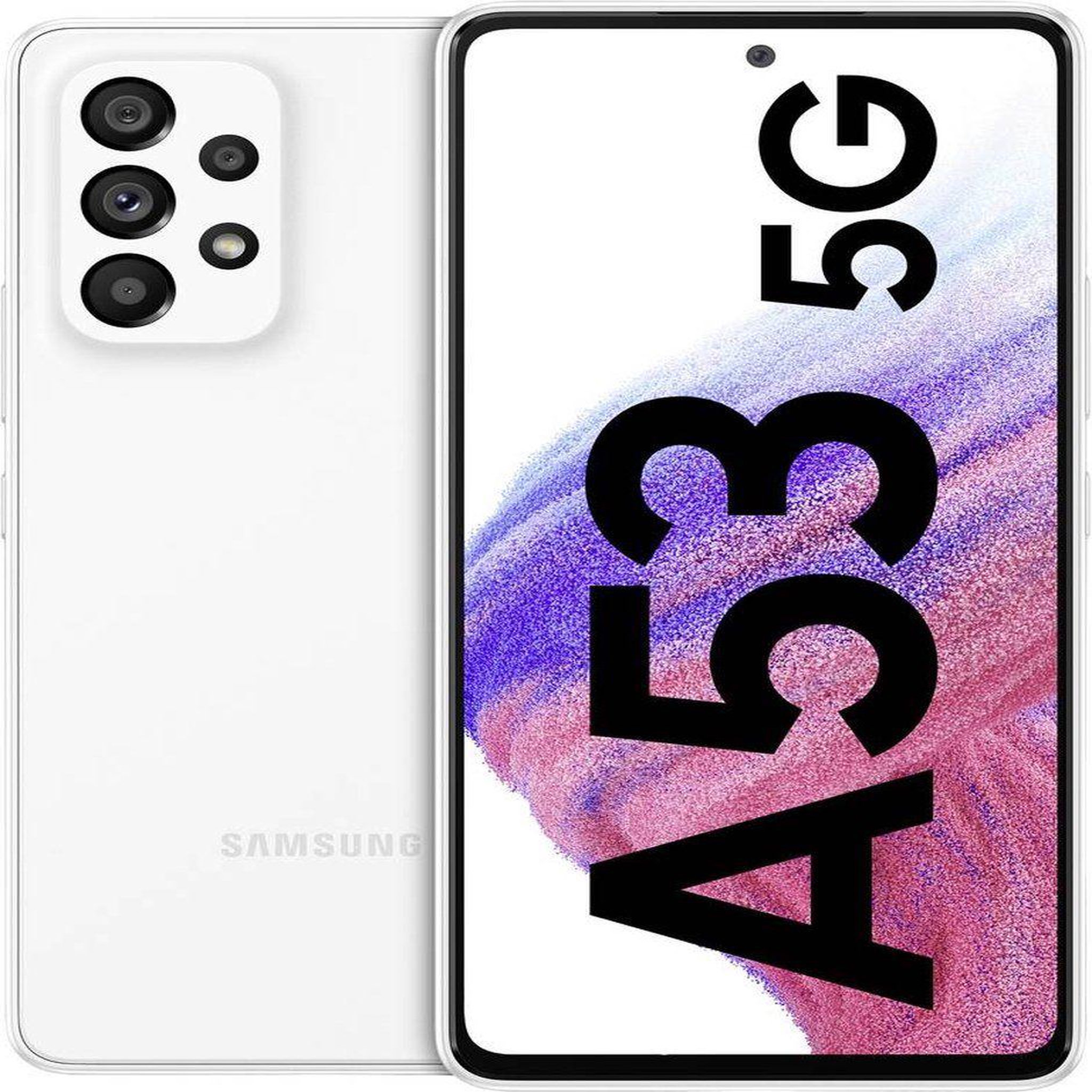 Voir la diapositive 1 : Samsung Samsung Galaxy A53 5G (dual sim) Reconditionné 128 Go - Grade C - Blanc
