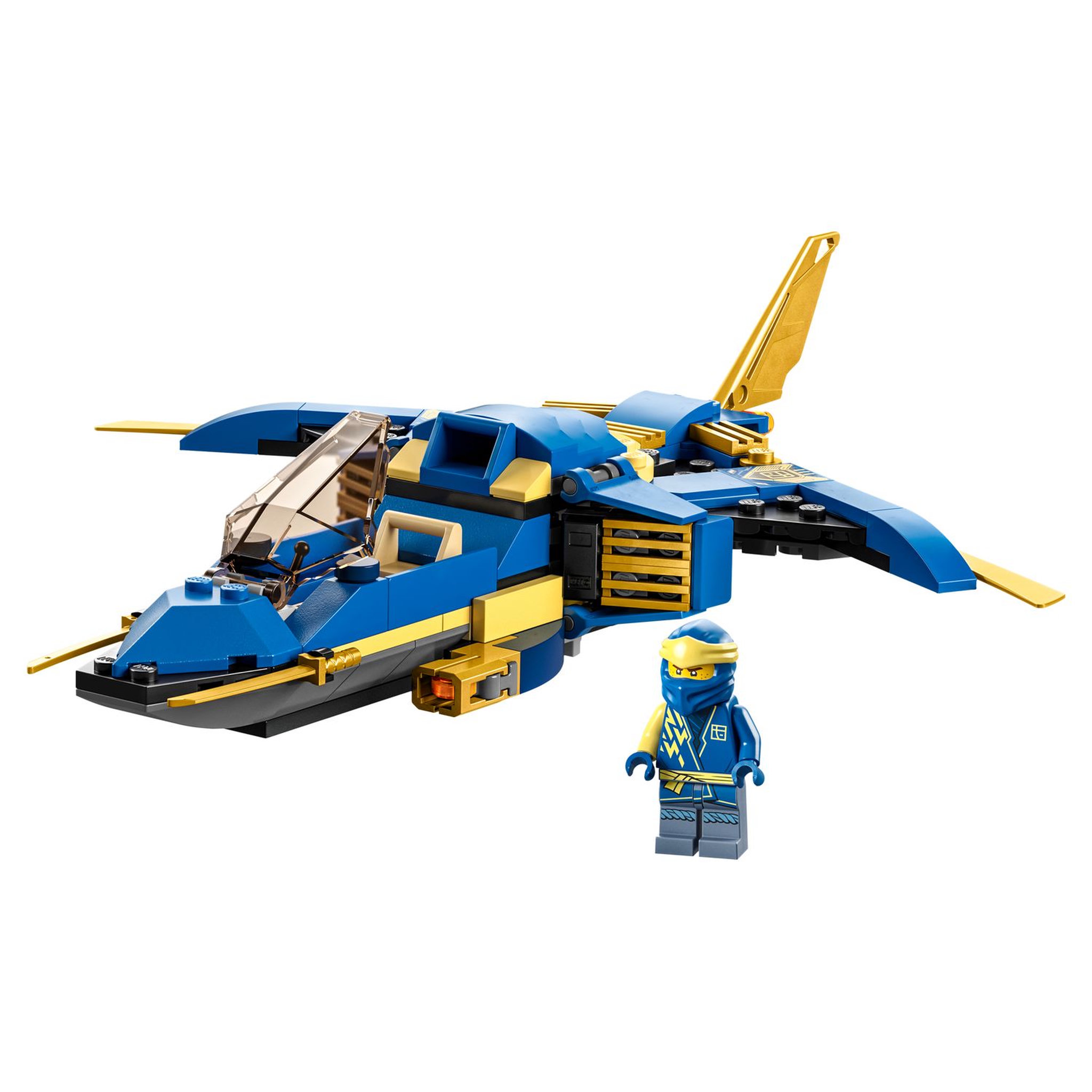 Voir la diapositive 3 : LEGO Ninjago 71784 Le Jet Supersonique de Jay &ndash; Évolution, Jouet de Ninja Évolutif, Construction Avion