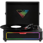 VICTROLA Platine vinyle GLOW FORMAT VALISE AVEC LEDS RGB
