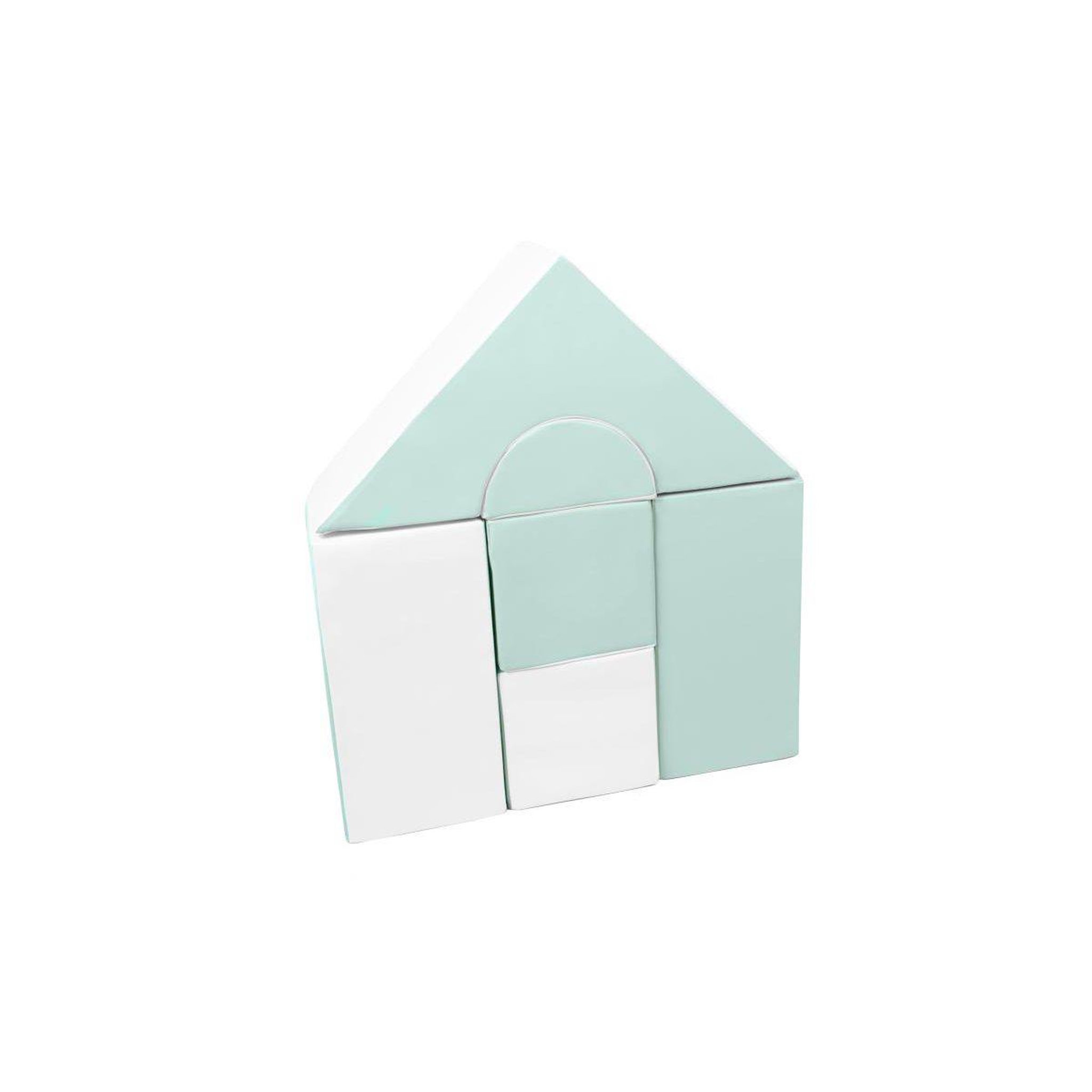 VELINDA Petit château - lot de 11 blocs menthe