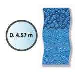 Swimline Liner boulder forme ronde d.4.57m pour piscine hors sol - li1548sbo