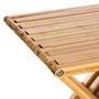Voir la diapositive 5 : ATMOSPHERA Tabouret pliant en bambou Delca - H. 45 cm - Beige