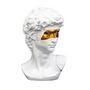 Voir la diapositive 2 : Paris Prix Statuette Déco  David avec Masque  15cm Blanc
