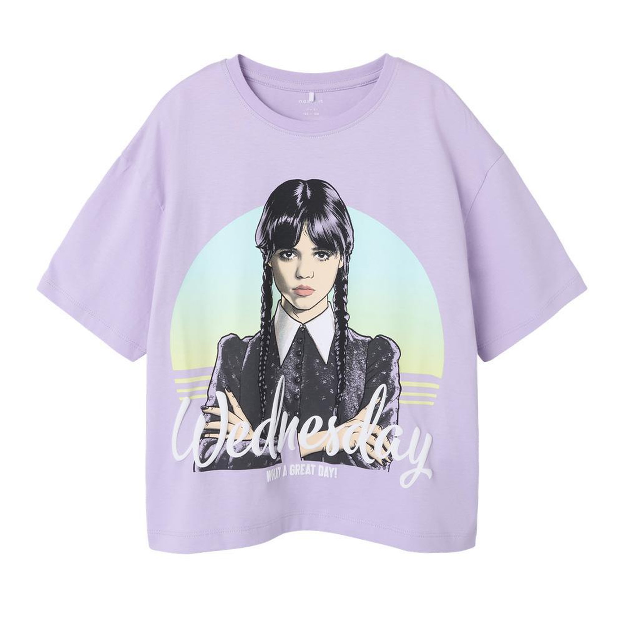 NAME IT T shirt  Fille Name it Wednesday. Coloris disponibles : Violet